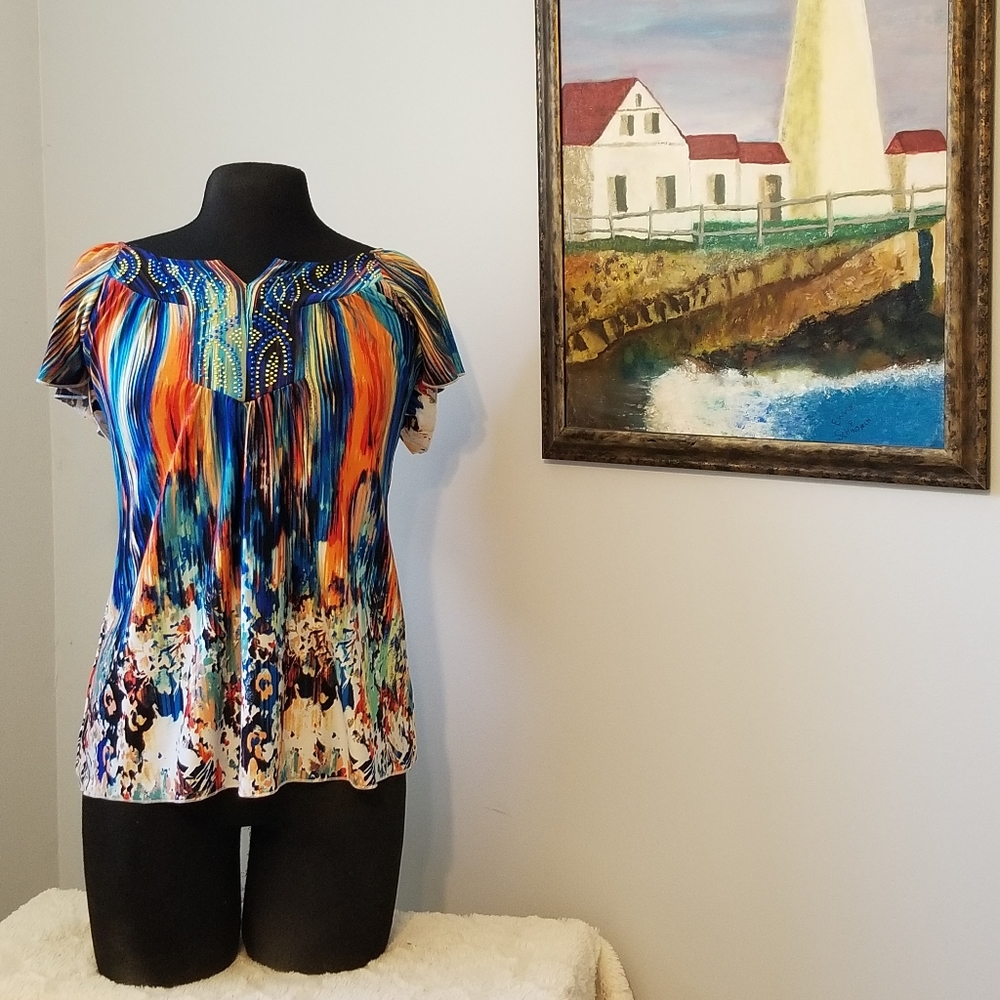 Bright Summery Top
